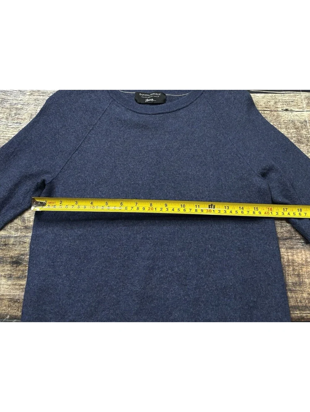 Banana Republic Sweater Womens Small Italian Merino Wool Baruffa Crew Neck